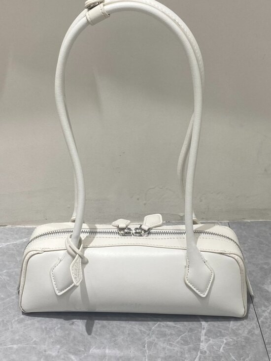 Alaia Handbags - Alaia Le Teckel White Sausage Bag